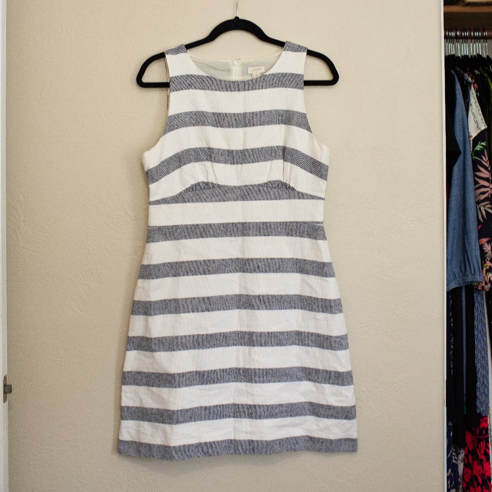 J. Crew Stripe Dress Size: 10